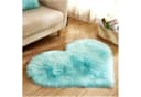 BTTO TEPP Herz Teppich Hochflor Faux Lammfell Polyester Bild 2