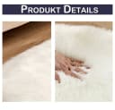 BTTO TEPP Herz Teppich Hochflor Faux Lammfell Polyester Bild 4