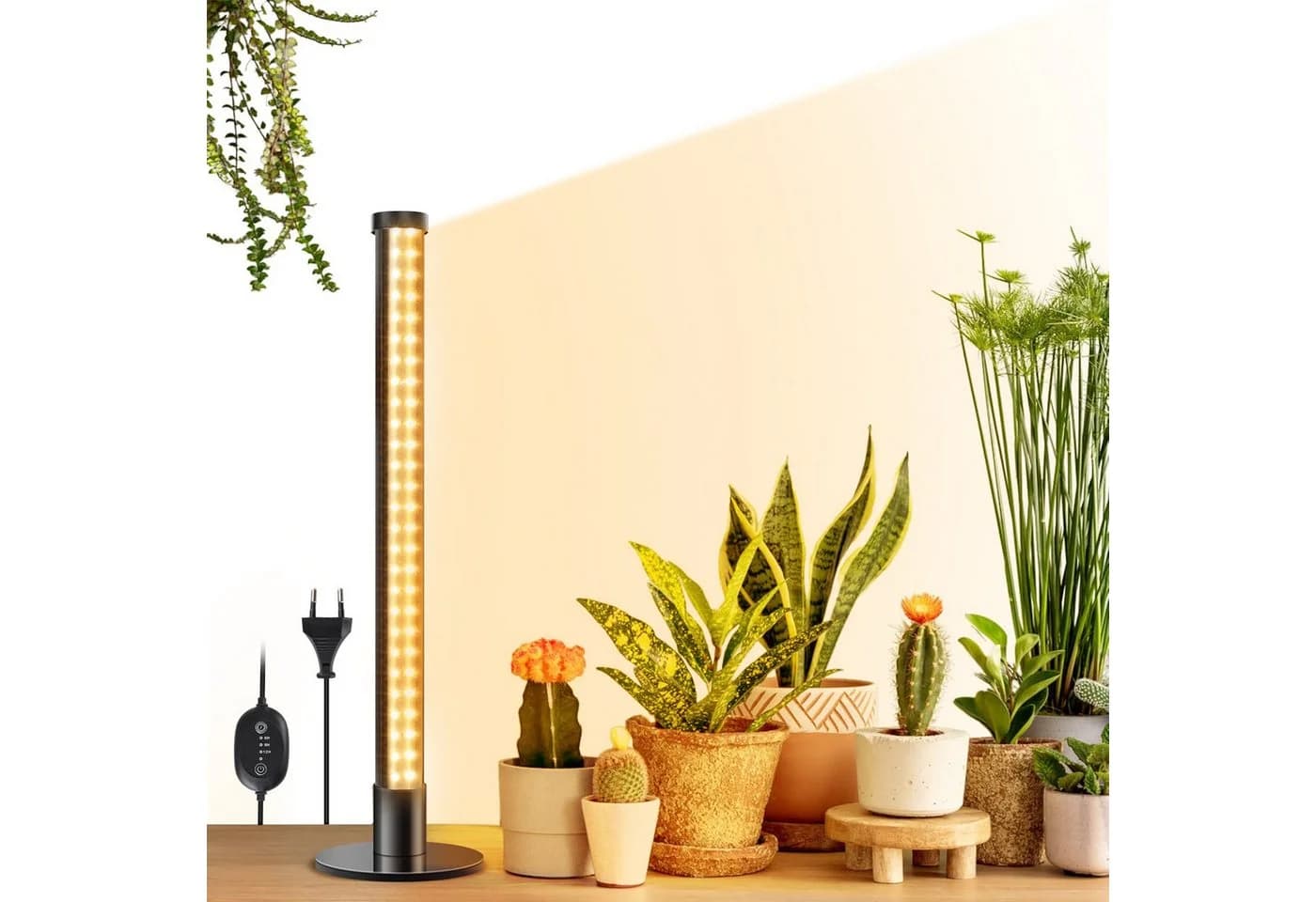 MUPOO LED Pflanzenlampe Stehend Vollspektrum mit Timer - Bild 2