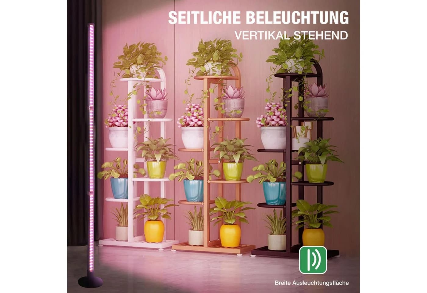 MUPOO LED Pflanzenlampe Stehend Vollspektrum mit Timer - Bild 4