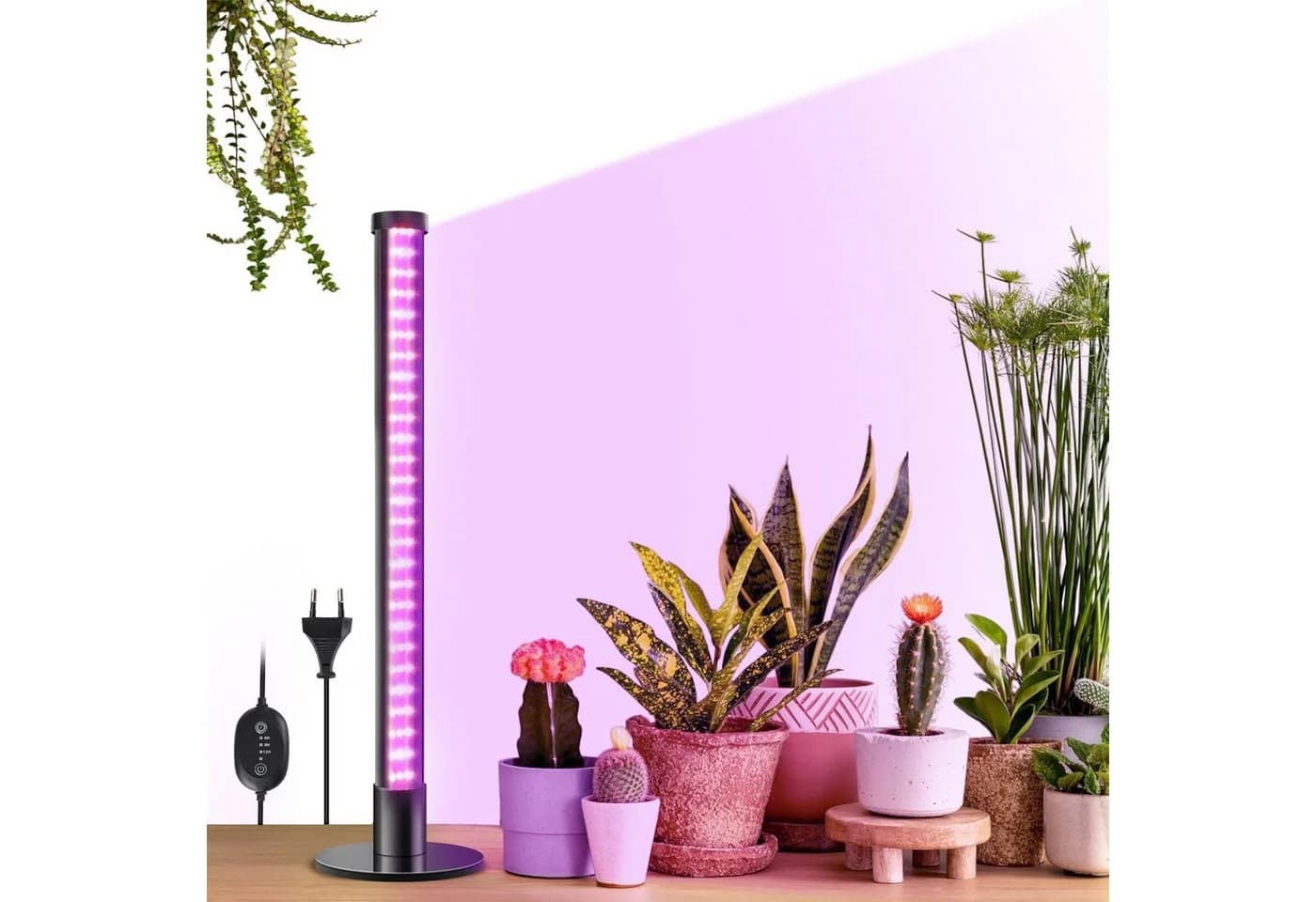 Jibenhome LED Pflanzenlampe Stehend mit Timer & Vollspektrum - Bild 2