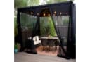 Jibenhome Outdoor Moskitonetz Vorhang Transparent Schwarz Bild 4