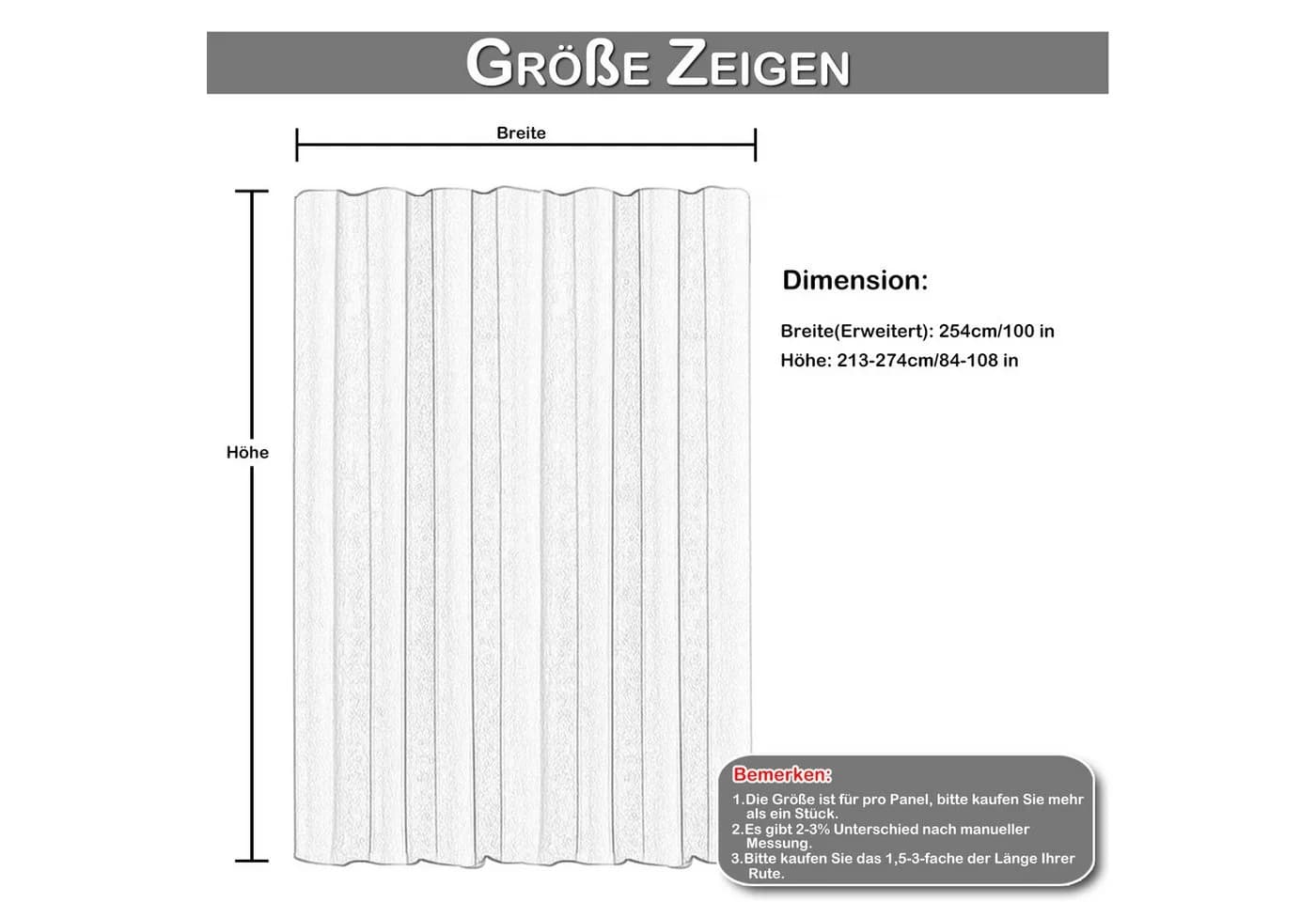 BTTO V&G Raumteiler Vorhang mit Schiene Beige Verdunkelung