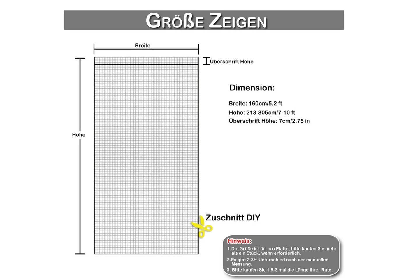 BTTO V&G Vorhang Moskitonetz Outdoor Vorhang DIY Größe