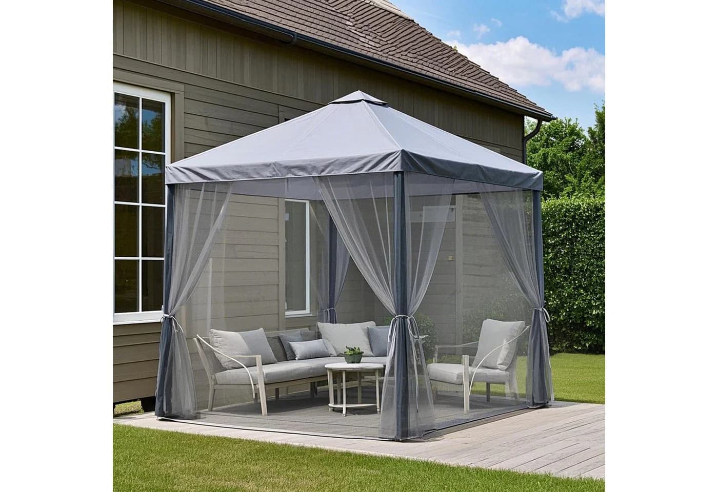 BTTO V&G Vorhang Moskitonetz Outdoor Vorhang DIY Größe - Bild 4