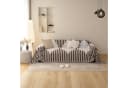 BTTO Sofahusse Braun Chenille mit Quasten - Weicher Sofa Bezug Bild 3