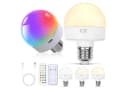 MUPOO LED-Leuchtmittel Glühbirne mit Fernbedienung 4W E27 E26 IP44 RGB Timer Bild 2