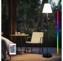 Jibenhome LED Außen-Stehlampe Solar mit Lichtsensor & Fernbedienung Bild 1