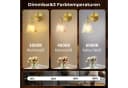 MUPOO Retro Wandleuchte Gold LED Dimmbar Fernbedienung Bild 3