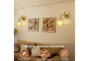 MUPOO Retro Wandleuchte Gold LED Dimmbar Fernbedienung Bild 5