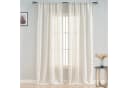 BTTO V&G Gardine Retro Vorhänge mit Quasten, Voile Gardinen Boho Creme Bild 3