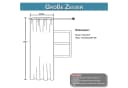 BTTO V&G Gardine Voile Boho Vorhänge 2 St. Halbtransparent Bild 1