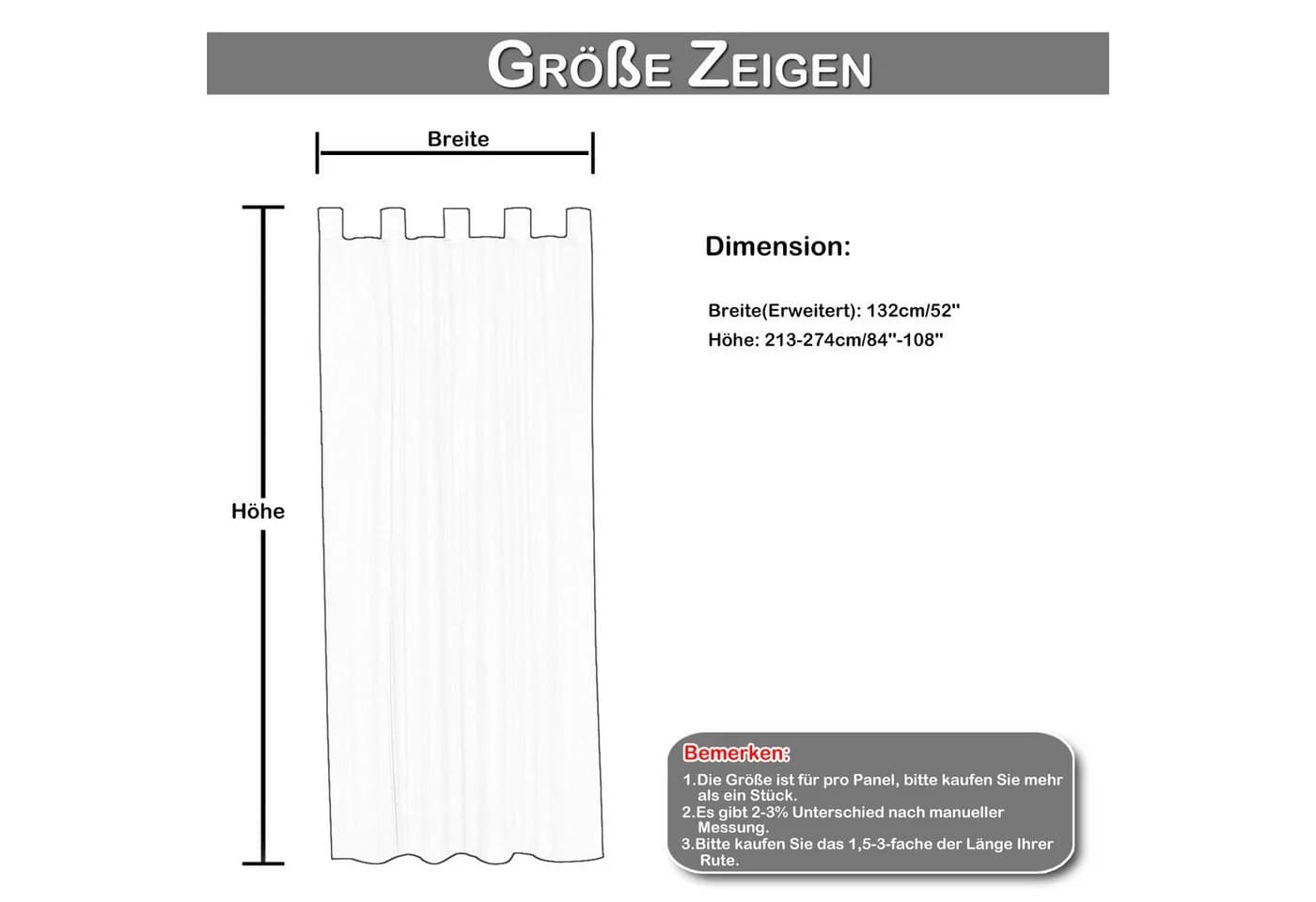 BTTO V&G Outdoorvorhang Balkon Gardine Wasserdicht Winddicht Weiß