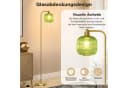 MUPOO Stehlampe Glas Kristall, Modern, LED wechselbar, Fußschalter Bild 1