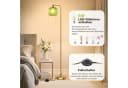 MUPOO Stehlampe Glas Kristall, Modern, LED wechselbar, Fußschalter Bild 3
