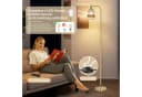 MUPOO Stehlampe Gold Dimmbar mit Fernbedienung, LED-Glühbirne, Fußschalter, E27 Bild 4