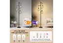 MUPOO Stehlampe Industrial Design 3x LED Schwarz Dimmbar Bild 4