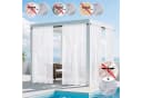 BTTO V&G Outdoorvorhang Wasserdicht Moskitonetz Transparent Stangentasche Bild 2