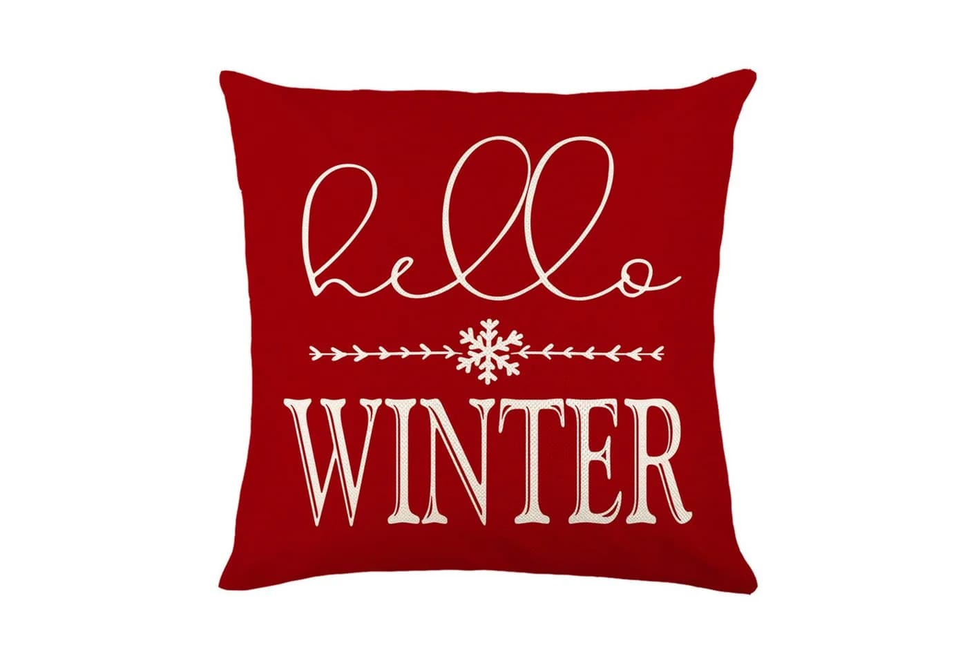 Jibenhome Kissenbezüge Weihnachten 45x45cm Leinen 4 Stück - Bild 5