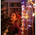 Merry 2024 LED-Lichterkette 100m Mehrfarbig 8 Modi Timer Bild 5