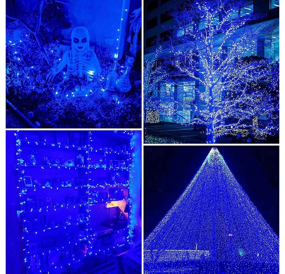 Merry 2024 LED-Lichterkette mit Timer, 8 Modi, 20m/30m/50m/100m - Bild 3