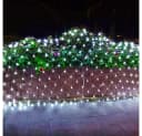 Merry 2024 LED-Lichternetz LED Lichterkette Dekolicht 8 Modi 1.5x1.5M/2x2M/2x3M/4x6M Bild 3