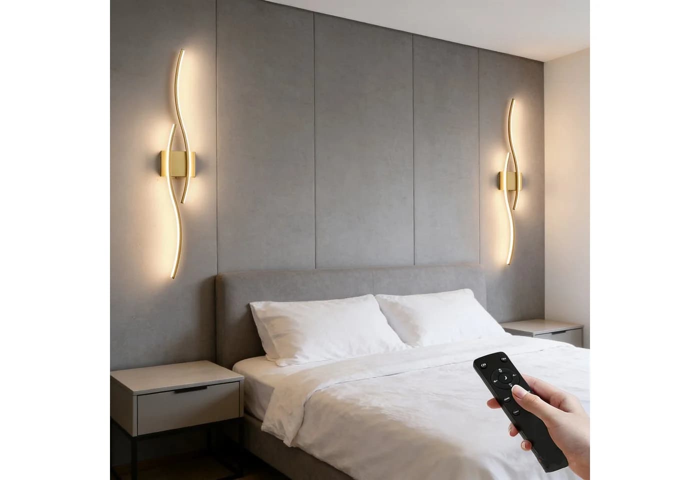 MUPOO LED Wandleuchte Modern Wandlampe Dimmbare Wandbeleuchtung LED - Bild 3