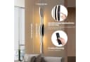 Jibenhome LED Wandleuchte Innen Wandlampe Wave Line, Minimalistische, LED fest integriert, mit Fernbedienung & Touch-Steuerung, 3000K-6000K, Timer Bild 1