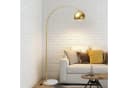 MUPOO Stehlampe Gold Bogenlampe Metall Marmorsockel Fernbedienung Bild 2