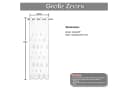 BTTO V&G Gardine Voile Weiß Bestickt Ösen 2 St Bild 1
