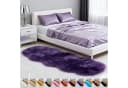 BTTO TEPP Hochflor-Teppich Lila Kunstfell Shaggy Bild 2