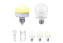 Jibenhome LED Nachtlicht E27 Dimmbar USB Aufladbar 3 Farben Fernbedienung Bild 2