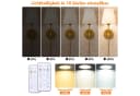 Jibenhome LED Nachtlicht E27 Dimmbar USB Aufladbar 3 Farben Fernbedienung Bild 4