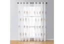 Jibenhome Schiebegardine 2-er Set Voile Gardine Baumstickerei Bild 3