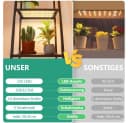 Jibenhome LED Pflanzenlampe 4er-Pack Dimmbar Timer Vollspektrum Bild 4