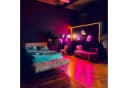 MUPOO LED Neonlicht Rosa Dame mit Wein Wanddekoration Bild 5