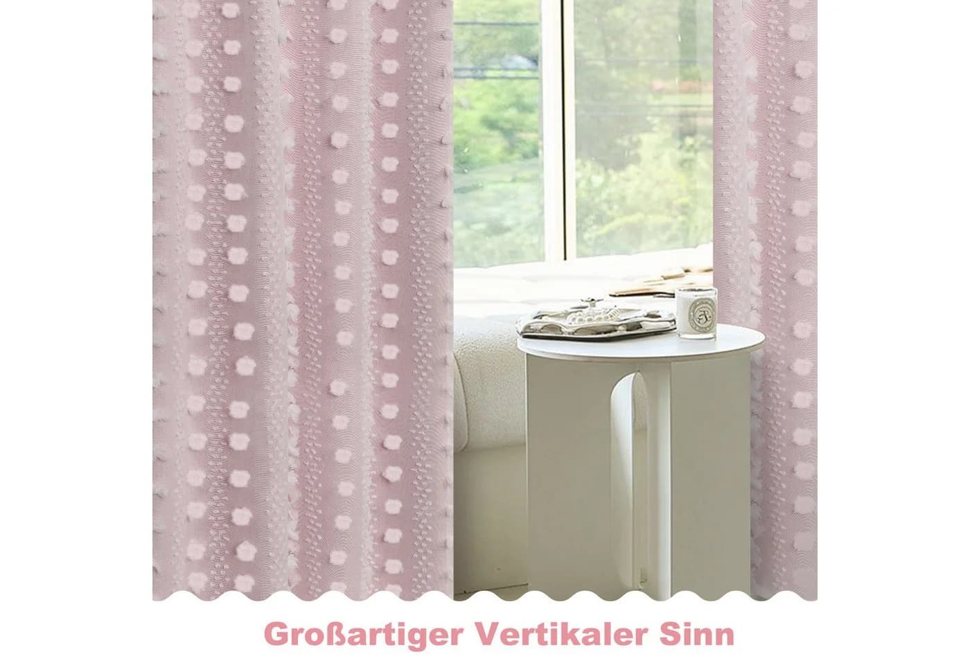 BTTO V&G Schiebegardine Kinderzimmer Vorhänge mit Ösen Baby Gardinen Doppelschichtige - Bild 5