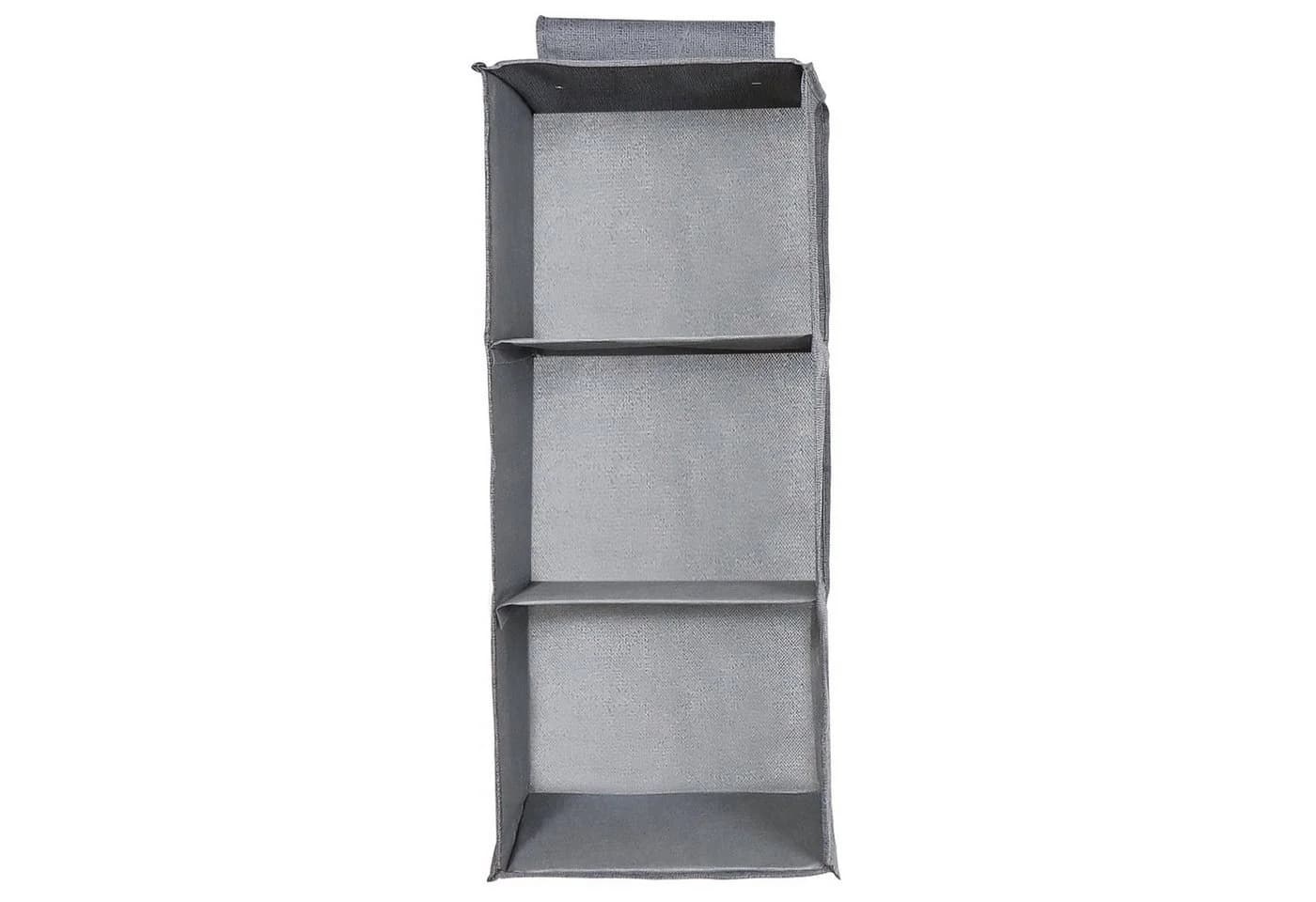 Jibenhome Hängender Kleiderschrank-Organizer Grau Faltbar