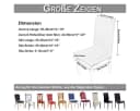 BTTO Universal Stretch Stuhlhusse Weiß Elastisch Bild 1