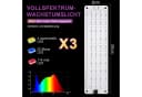 MUPOO LED Wachstumslampe Vollspektrum Dimmbar Marihuana Pflanzenlicht Bild 3