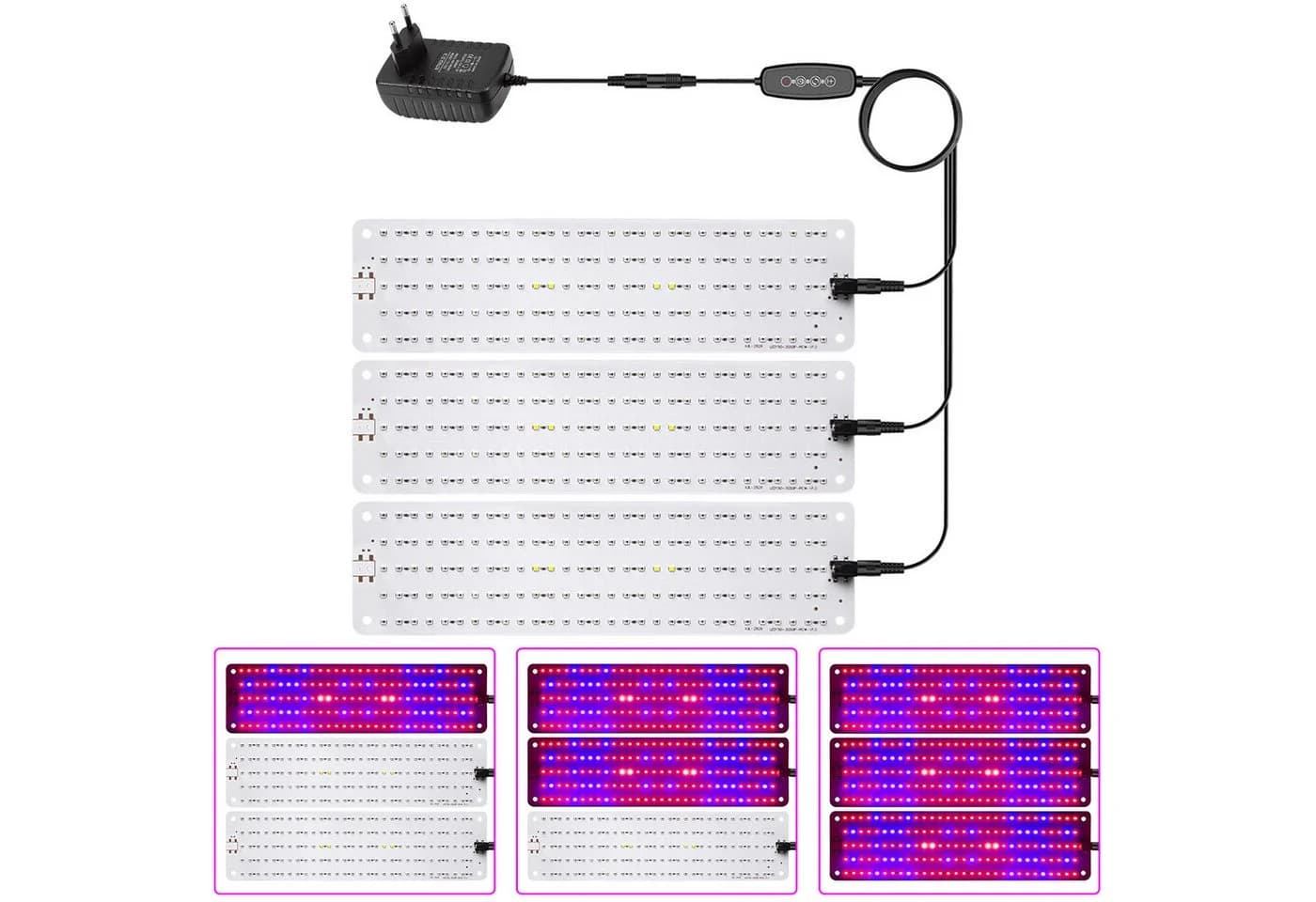 MUPOO LED Wachstumslampe Vollspektrum Dimmbar Marihuana Pflanzenlicht - Bild 5