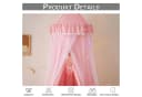 BTTO Betthimmel Moskitonetz Polyester Rosa Ohne Bohren Bild 4