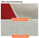 BTTO Kissenhüllen Halloween 45x45cm Leinenmischung 4er Set Bild 1