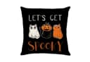 BTTO Kissenhüllen Halloween 45x45cm Leinenmischung 4er Set Bild 4