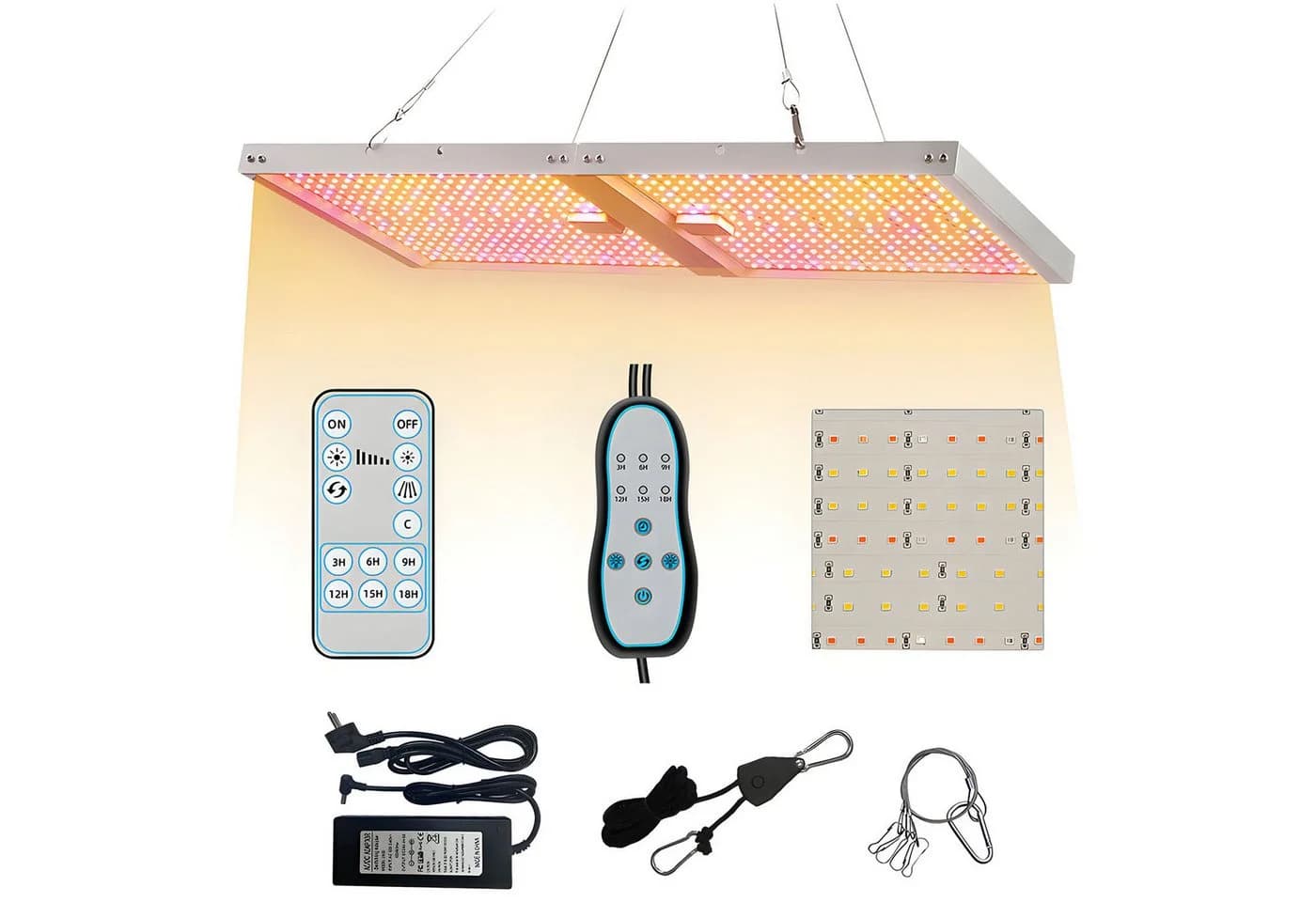 MUPOO Pflanzenlampe Vollspektrum 728 LEDs Pflanzenwachstumslicht Faltbare Wachstumslampe - Bild 2