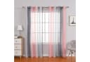 BTTO V&G Scheibengardine 1/2er Set Transparente Voile Vorhang Farbverlauf Bild 1