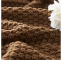 BTTO Wohndecke Weich Flauschig Sofa Kuscheldecke Braun Bild 3
