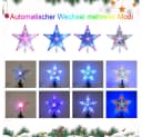 Jibenhome Christbaumspitze 31 LEDs RGB Mehrfarbig Bild 1