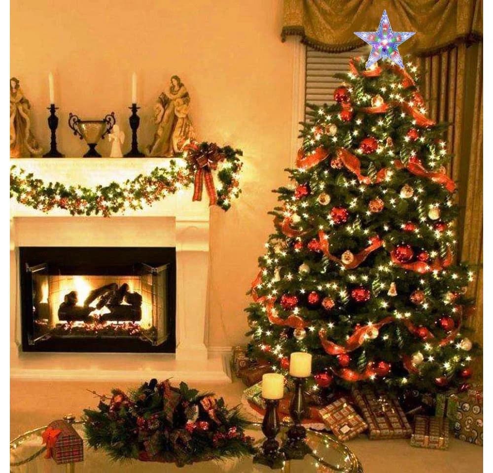 Jibenhome Christbaumspitze 31 LEDs RGB Mehrfarbig - Bild 3