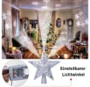 Jibenhome Christbaumspitze Schneeflockenprojektor mit LED Bild 3